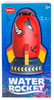 RAKIETA WODNA + WYRZUTNIA WATER ROCKET Z ZRASZACZEM CZERWONY REKIN FONTANNA