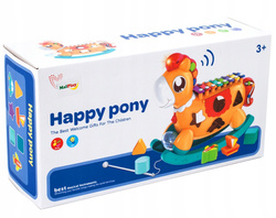 KONIK INTERAKTYWNY SORTER CYMBAŁKI ŚWIATŁO DŹWIĘK