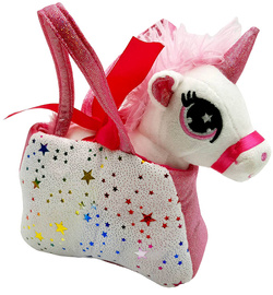 JEDNOROŻEC maskotka UNICORN PLUSZAK Koń TOREBKA KONIK ZESTAW W TOREBCE