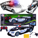 AUTO POLICYJNE NA RADIO PILOT ZABAWKA POLICJA STEROWANY Z PILOTEM PREZENT