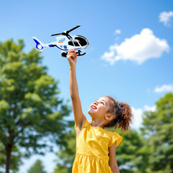 Helikopter projektor zabawka na pilot dla dzieci dźwięki dinozaurów światła