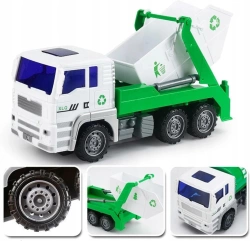 GIGANT ZESTAW ZABAWKI AUTA ŚMIECIARKA WYWROTKA DŹWIG CIĘŻARÓWKA CYSTERNA 6x