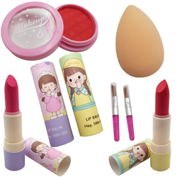 Kuferek kosmetyków Zestaw do malowania makijażu i paznokci dla dzieci