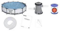 Bestway Basen STELAŻOWY 6,473L 366x76cm 7w1 pompa + filtr 56416