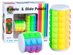 Gra UKŁADANKA OBROTWY KUBEK kolorowe puzzle ZA2088