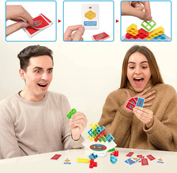 Układanka tetris balansujące klocki TOWER DLA DZIECI WIEŻA 3D gra LOGICZNA