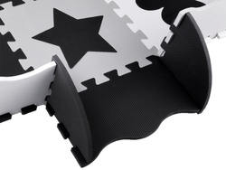 BEZPIECZNA MATA Puzzle piankowe kontrastowa mata kształty ZA4782