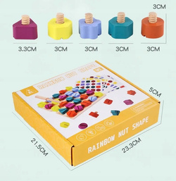 Układanka Montessori Drewniana Zabawka Edukacyjna