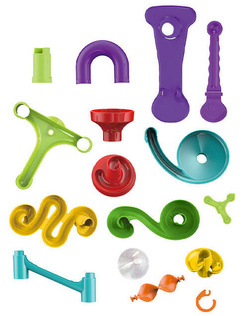 TOR kulkowy KULODROM wyścig DLA KULEK Marble ZESTAW KULKI WYRZUTNIA 113 el.