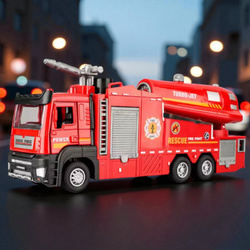 Metalowa Straż Pożarna Samochód Strażacki Zabawka Wóz Strażacki Dla Dzieci 