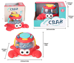 Krab do raczkowania Z DŹWIĘKIEM I ŚWIATŁEM LED zabawka dla dzieci Pełzający
