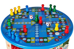 SORTER KOSTKA DREWNIANA SENSORYCZNA SKRZYNKA EDUKACYJNA DLA DZIECI 8W1