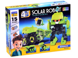 ZABAWKA SOLARNA DINOZAUR 4W1 EDUKACYJNY ZESTAW ROBOT Owad DO SKŁADANIA 