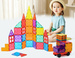 DUŻE KLOCKI MAGNETYCZNE 3D KONSTRUKCYJNE Zestaw MAGNETIC TILES 45 EL PANELE