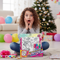 TOREBKA DO MALOWANIA + PISAKI JEDNOROŻEC ZESTAW ARTYSTYCZNY DLA DZIECI