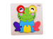 Żabka Puzzle drewniane Edukacyjna układanka dla dziecka ZA5371