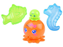 Wieloryb zabawka do kąpieli + kubeczki  ZA2936