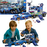 AUTO ROZKŁADANE KOMISARIAT POLICJA WEWNĄTRZ AUTA PARKING GARAŻ DLA AUTEK