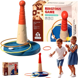 GRA SPORTOWA RINGO SERSO RZUCANIE OBRĘCZAMI DO CELU ZABAWKA NA PLAŻE OGROD