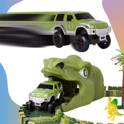 MEGA TOR WYŚCIGOWY XXXL DINOZAUR DINO PARK 240 el.