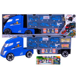 Tir Ciężarówka Laweta Auta 6 RESORAKÓW + WYRZUTNIA