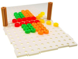 Magiczne Kolorowe FASOLKI Pinezki 3D i 2D  ZA1707