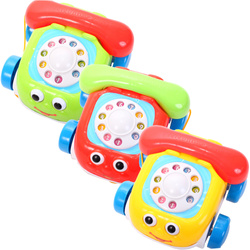 TELEFON GADUŁKI KOLOROWY Auto Na Sznurku Telefonik